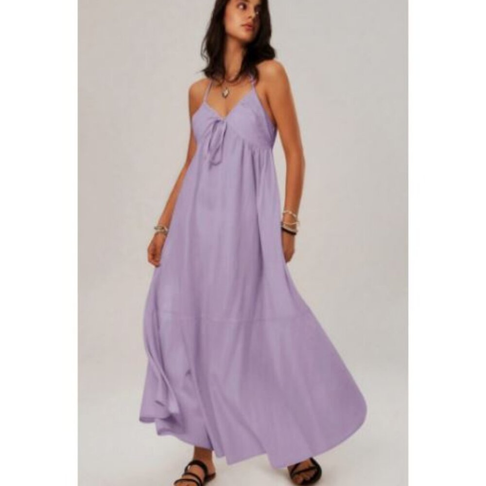 NWT Lavender Halter Lightweight Sundress